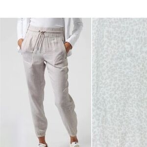 Athleta Cabo Tide Linen Jogger